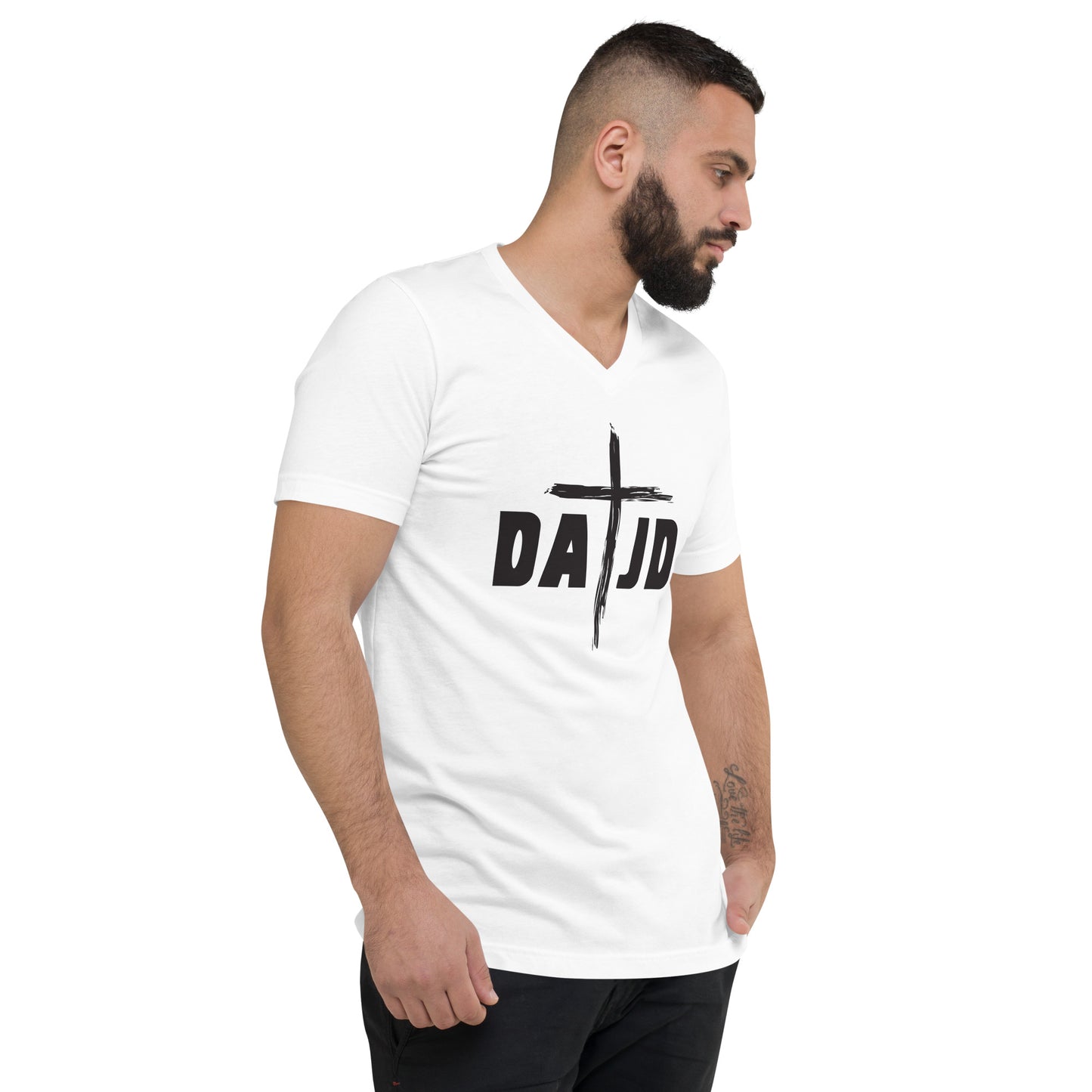 Unisex Short Sleeve V-Neck T-Shirt